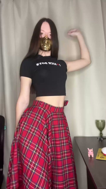 dance goddess gold mask