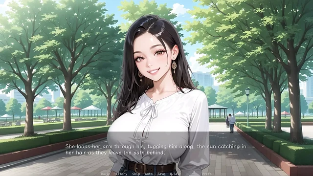 Anime Babe Masturbates Thinking About Big Cock- Ntr'ed by My Friend Gameplay #2 an Ai Porn Game