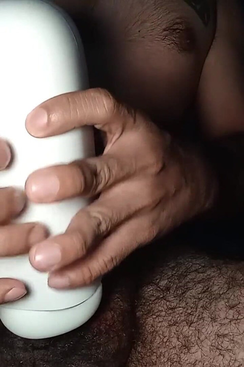 Straight Guy Unboxes Sex Toy and Ends up Cumming Three Times with It