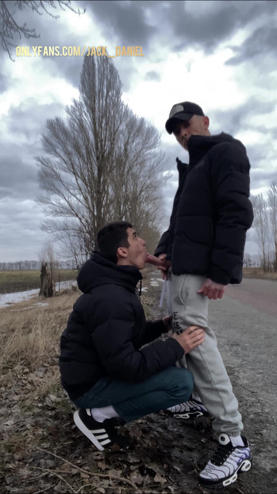 Jaw-dropping moment from "OUTDOOR GAY SUCKING"