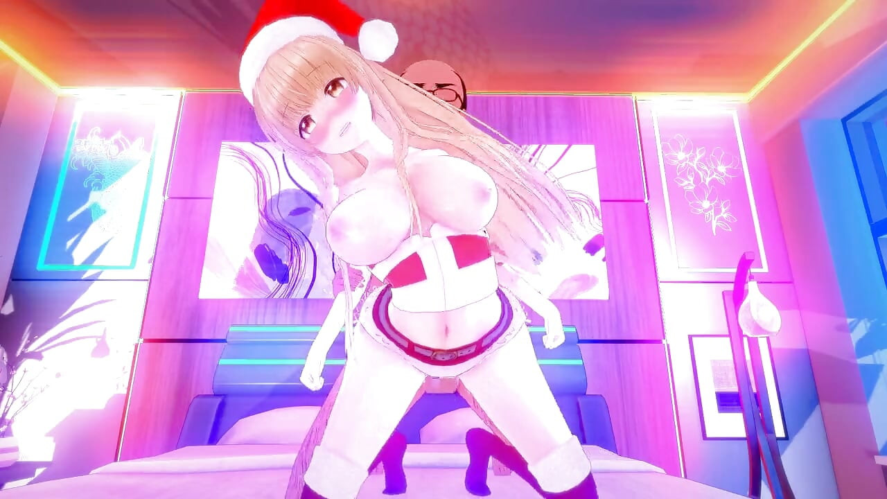 Animasi mahiru-3D di hari natal