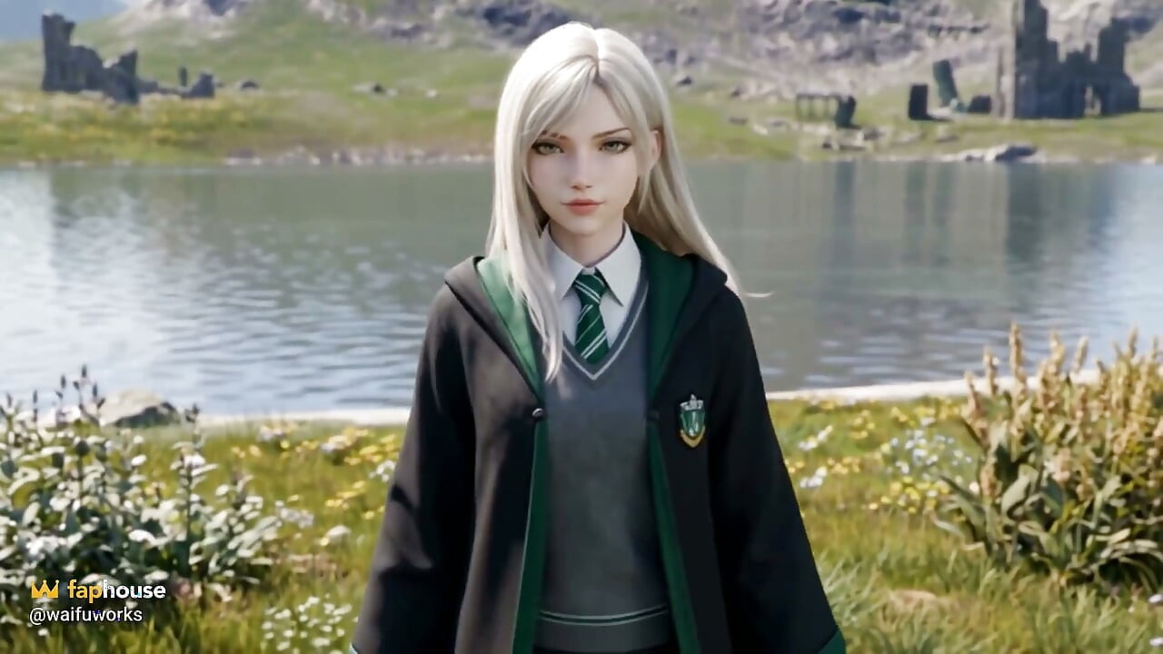 Aria the Elite Sorceress - Blonde Witch 3D Anime Fantasy POV