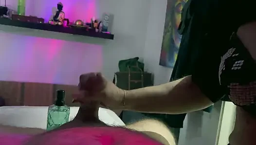 VERY HOT Cock Massage at Local Massage Parlour