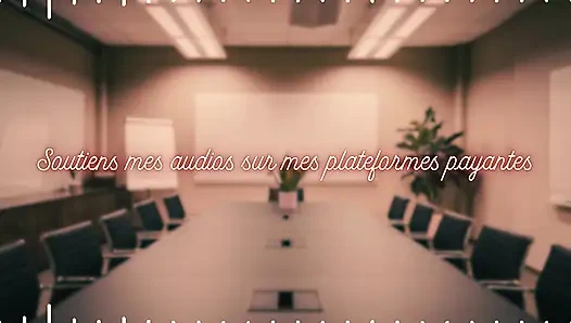 Your boss tries sex toys on you in public - english audio femdom