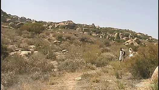 Riding a dick during a hiking expedition is like a dream come true for her