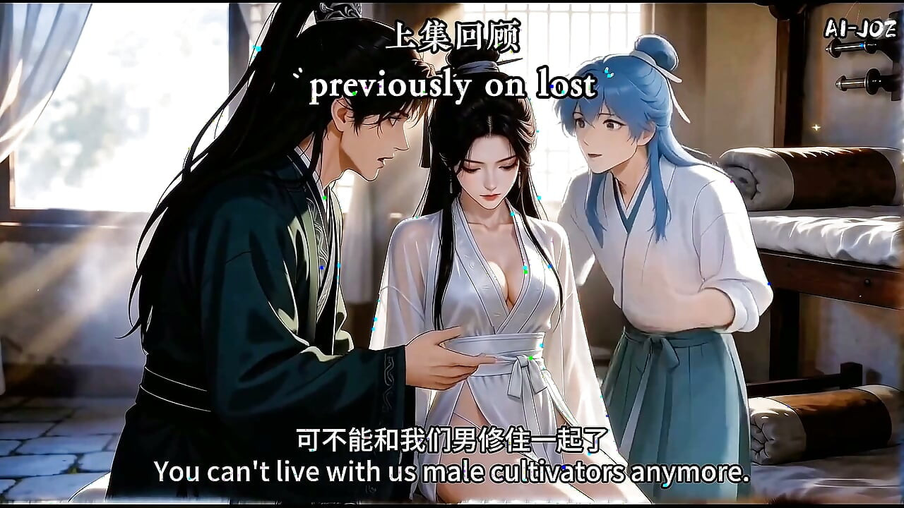 Genderbend Cultivator Ep2: Slowly Fucked While Black-haired Beauty Gropes Huge Tits & Dirty Talk Ai