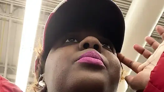 Girl In Public At Walmart