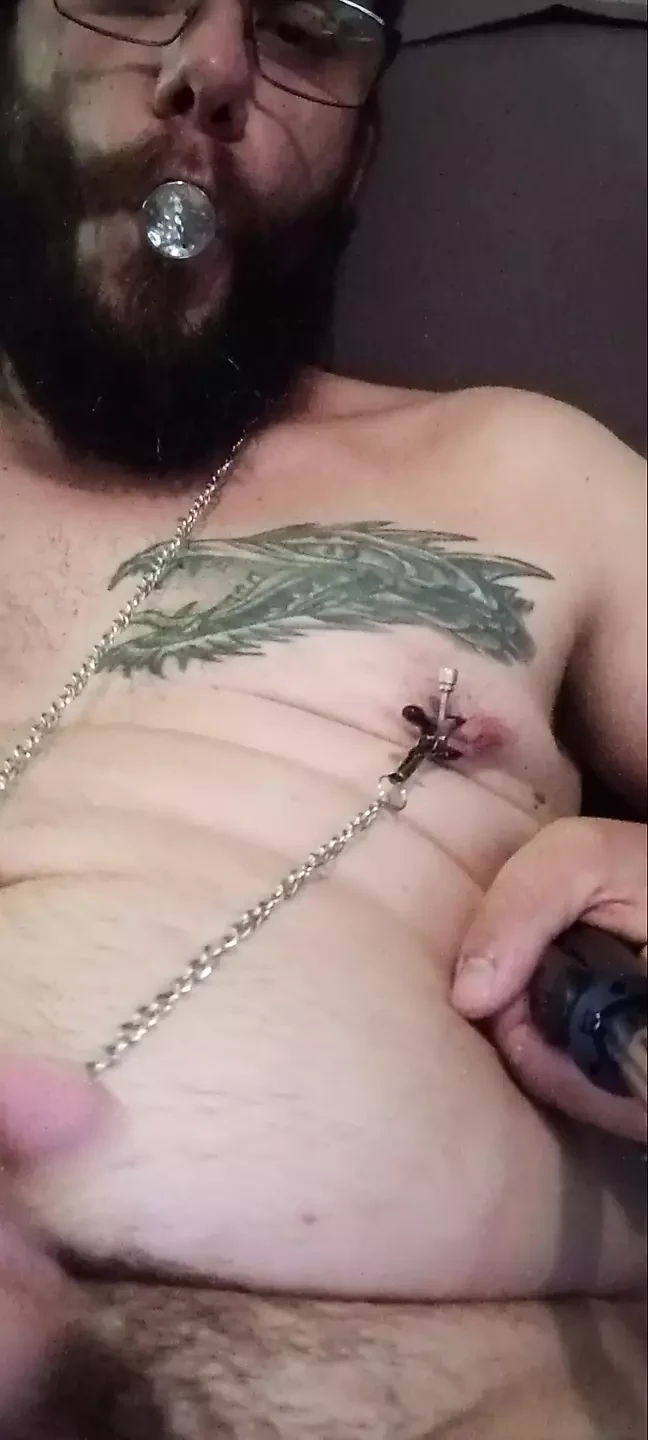 Small lope cock and tits torture