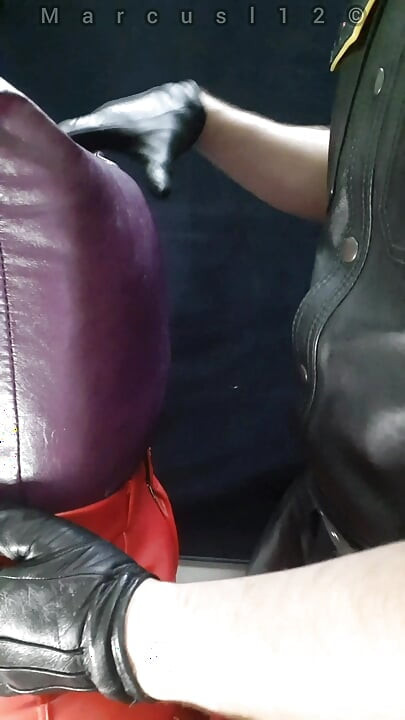 Red Leather Ass Getting Boyfriends Smegma Pt1