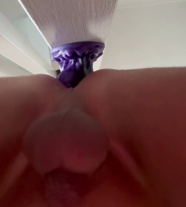 Big 9inch dildo in the ass