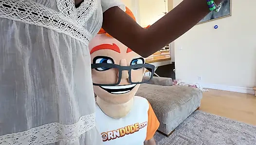 I Cast Athletic Ebony Babe Poppy Cox and She Ended Up on My Dick