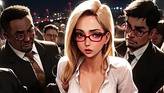 Hentai Schoolgirls Love Showing Their Tits To Strangers At Concerts