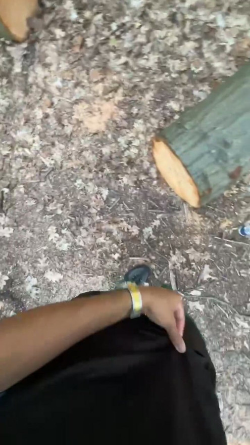 Quick flash in the woods