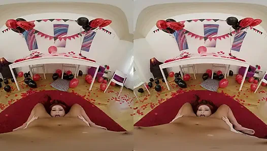 Лесбиянка сидит на лице с Gigi Rouge в День Святого Валентина