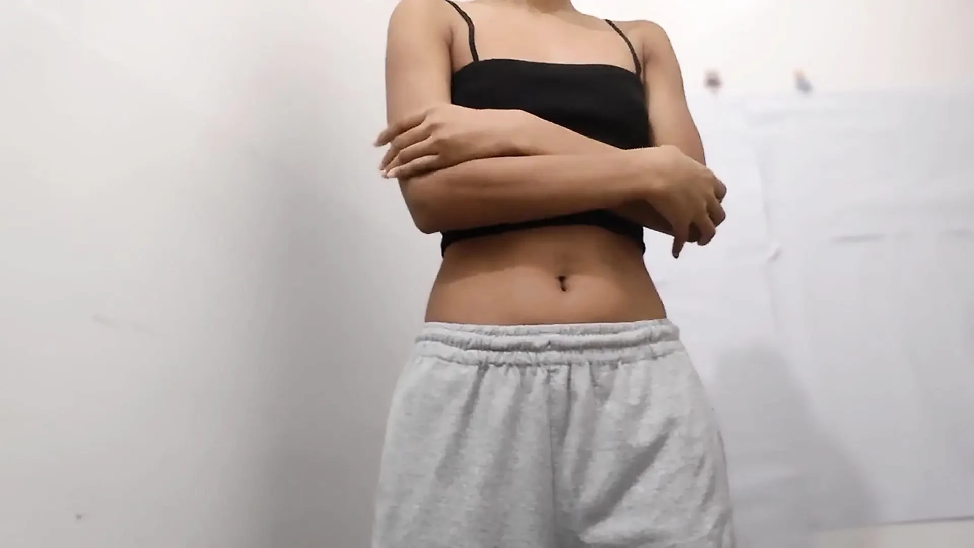 Hot cute girl intense video call to boyfriend 🥵