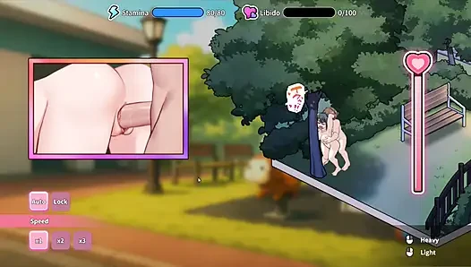Hentai Game – Busty Police Woman Sex - Immoral Bathhouse