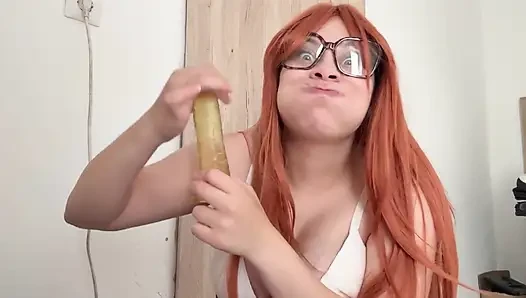 Silly Blonde Makes Ahegao Faces Because You Enjoy What Blondes Do Virtual Cock Pounding and Dirty Faces