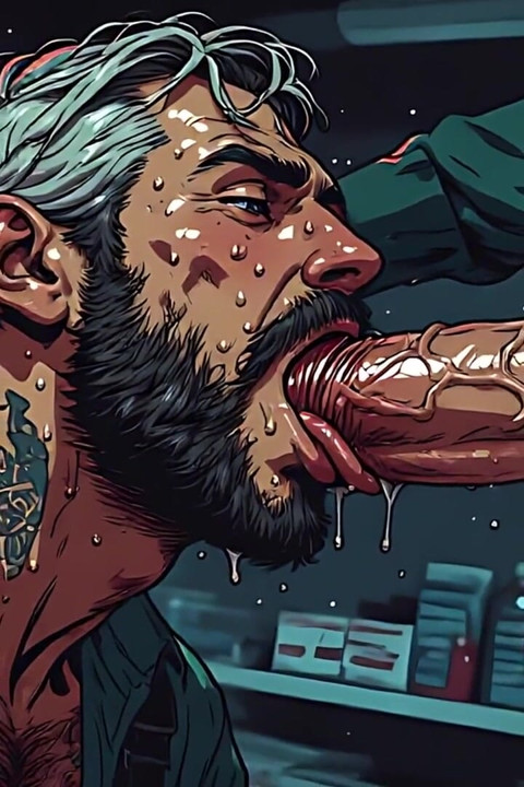 Convenience Store Sucking Art