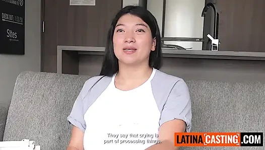 Büyük doğal memeli bu kiliseye gidiyor amatör Asyalı latin asla aldatmayacağını söyledi... sonunda bana bindi