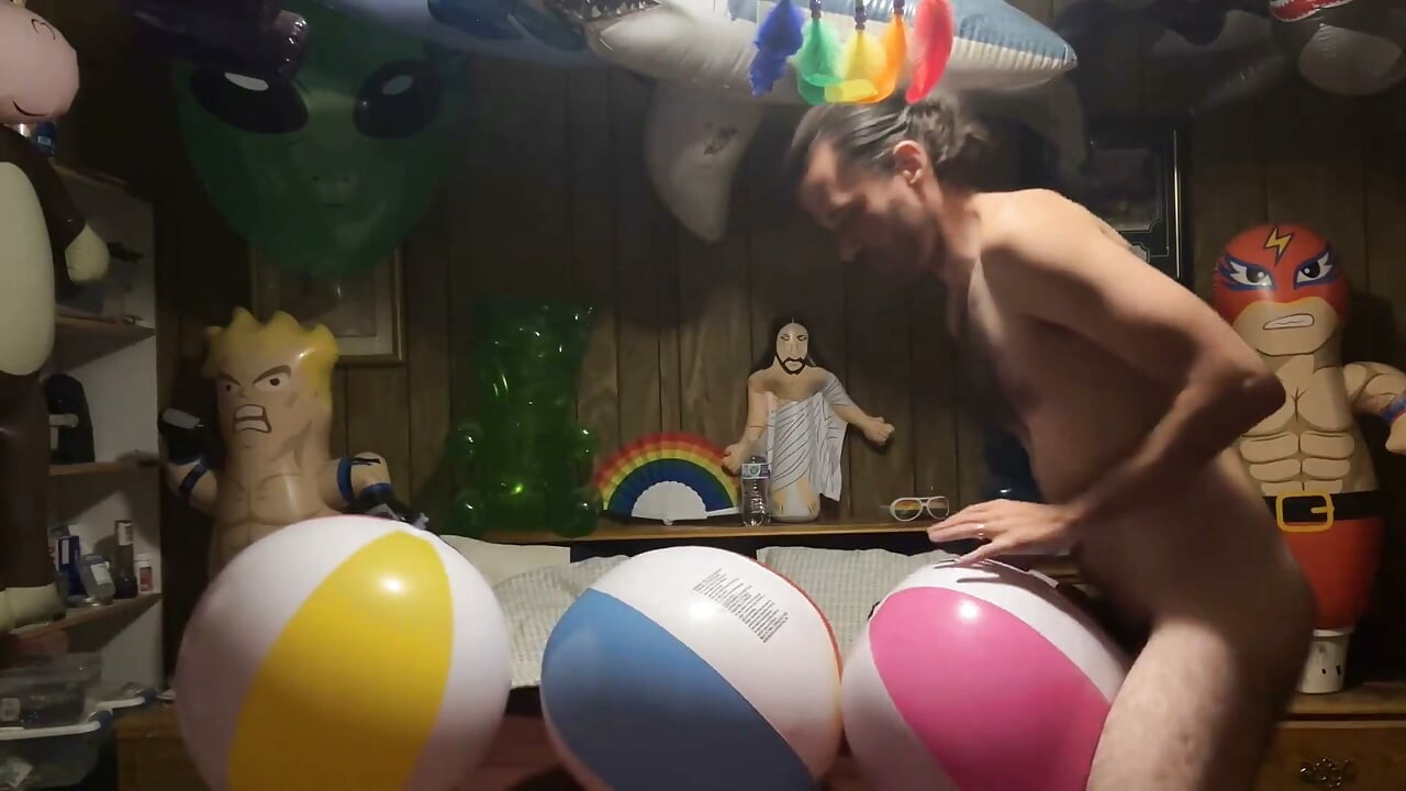 Triple Beachball Fun