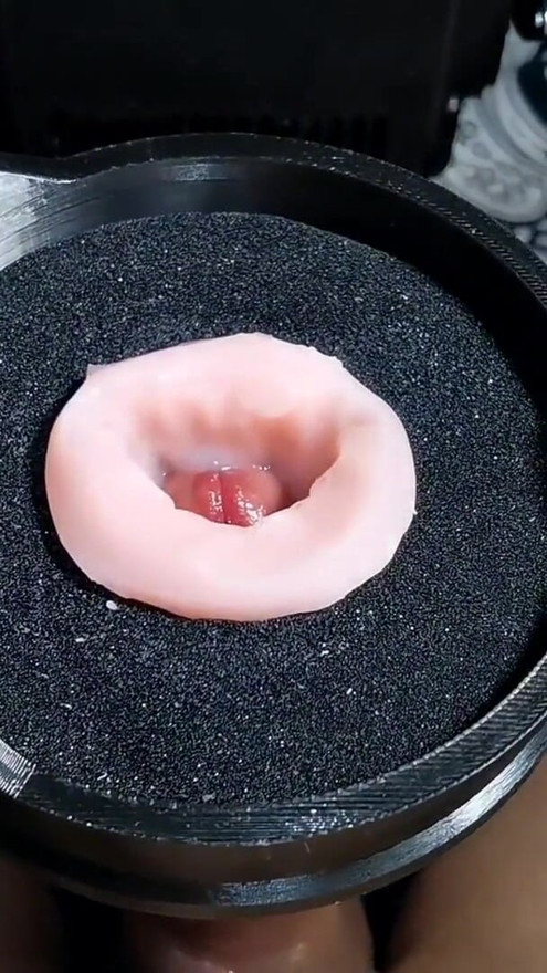 Machine for a huge portion of sperm! Super orgasm! Huge cumshot! | Clip 1