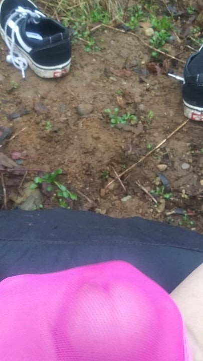 Pink n purple panties with cumshot