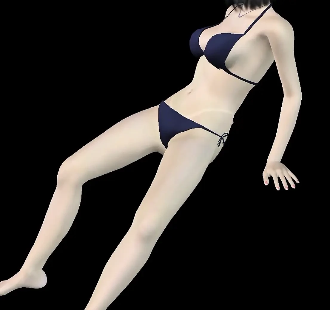 动画 3D 色情 - 非常漂亮的女孩用香蕉自慰直到高潮