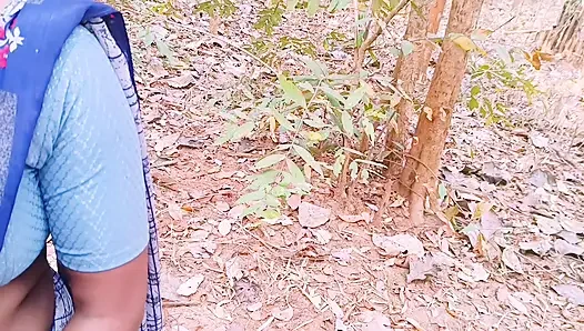 Indian Outdoor Sex. Desi Bhabi Secret Fucking Hubby in Forest. Telugu Dirty Talks.