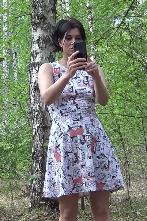 Flashing My Pussy in the Woods
