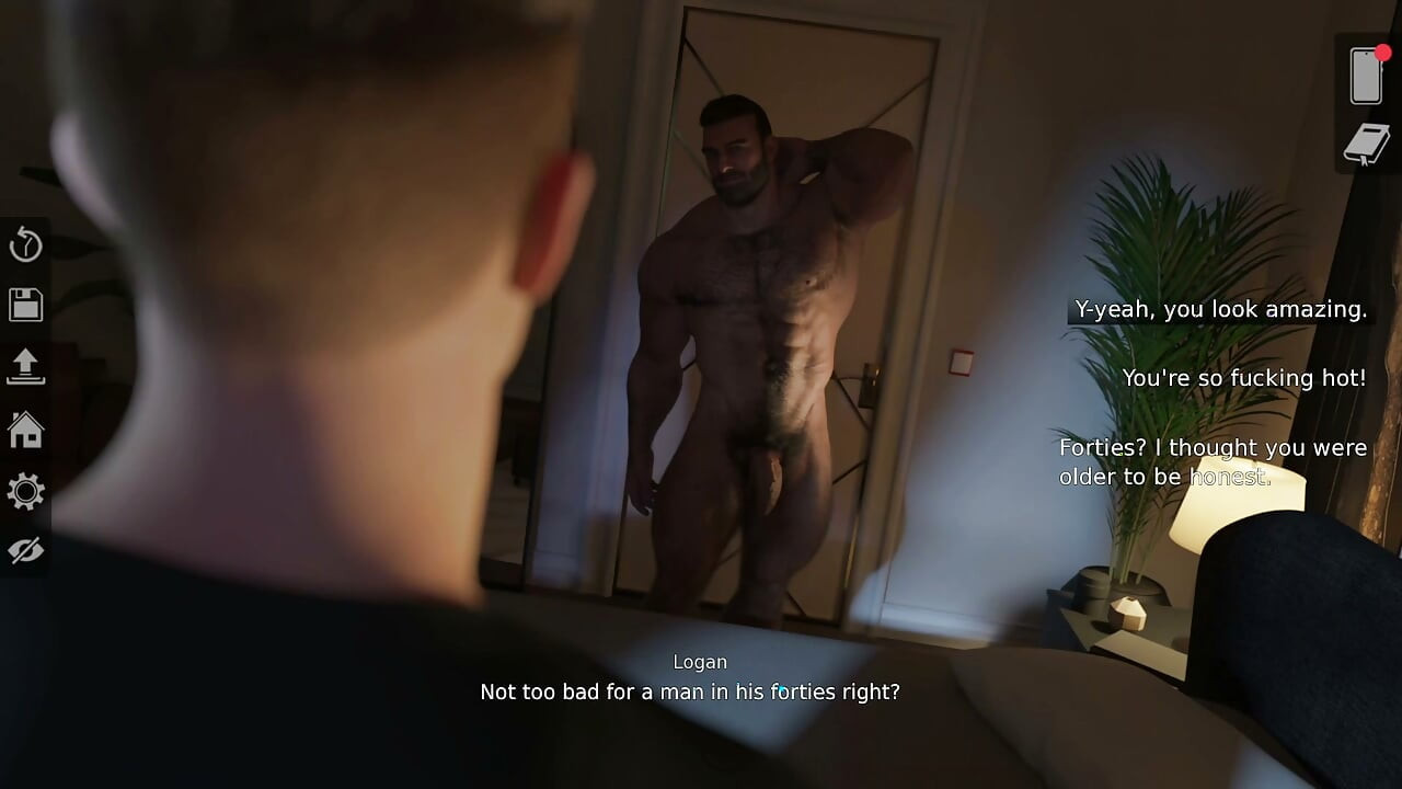 Hairy Daddy Fucks Son's Best Friend