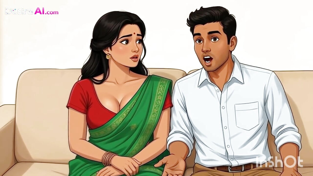 Soft Indian Skin Under His Touch While He Takes Care of Everything -AI Generated