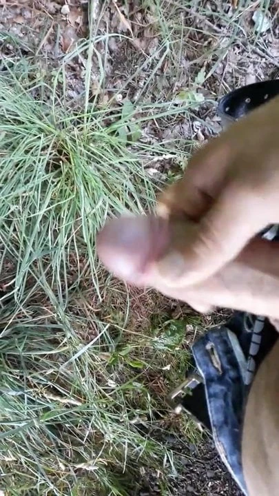 Me, jerking in the forest