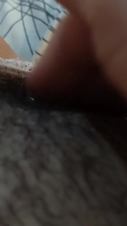 hairy and wet vagina, big tits exposed while masturbating hard | Clip 1