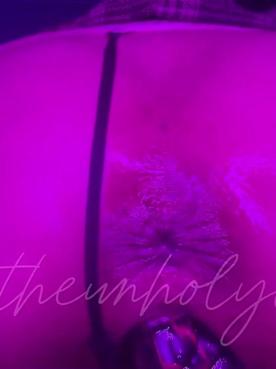 Masturbating