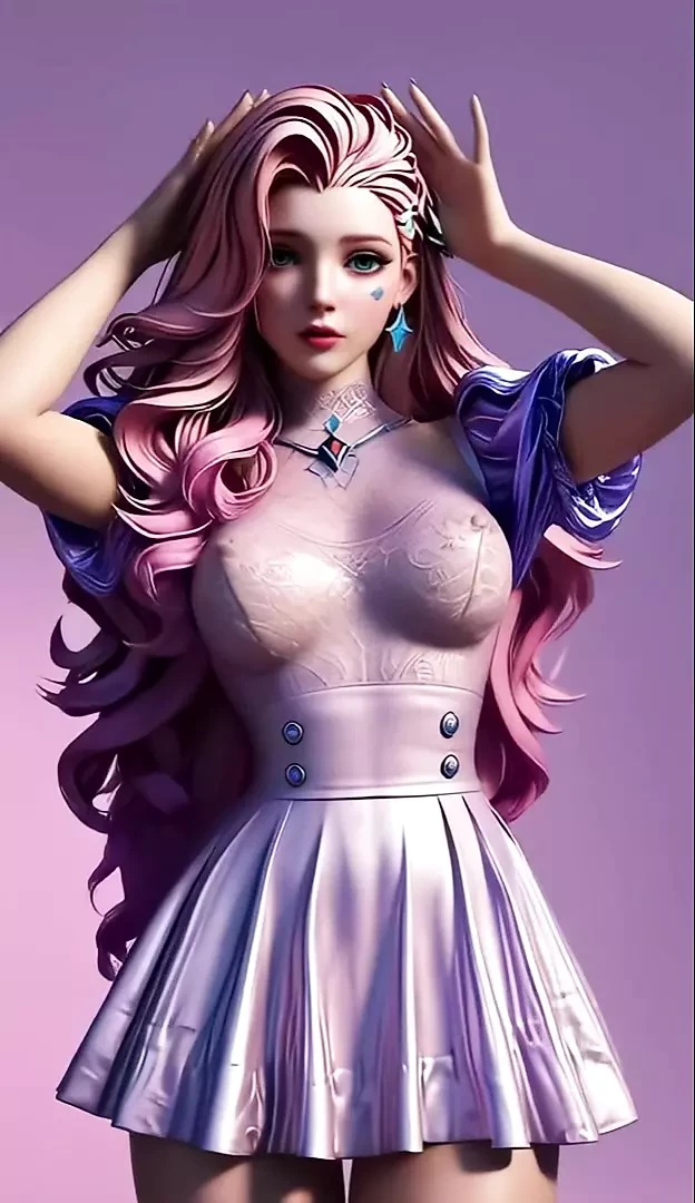 Seraphine's Teasing Dance (Girls' Generation - Gee)  LOL  3D Dance