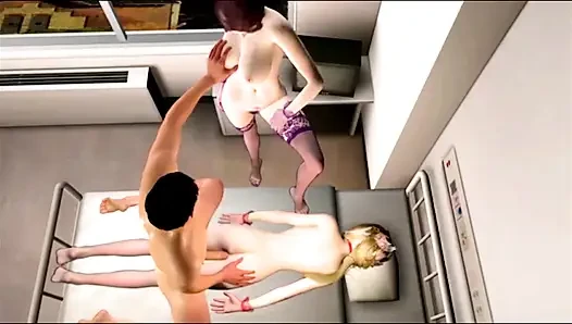 Футуристическая 3D секс-анимация, селатор