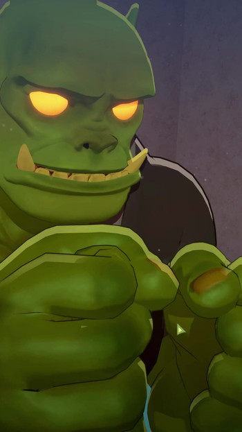 Epic moment from "EP6: Emma's First Deep Tissue Message Parlor - Orc Massage"