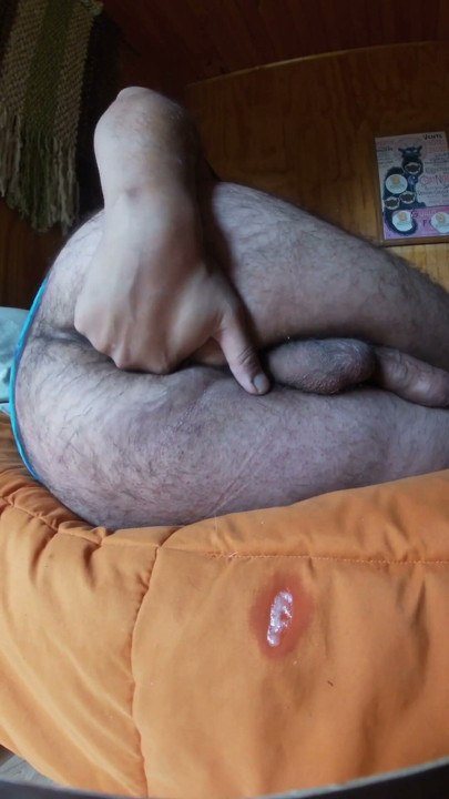 Hairy Ass POV – Real Amateur Shows His Fat Cock And Hairy Hole Up Close | Clip 1