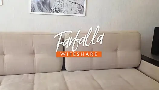 Deine frau mit tiefen hals blowjobs beibringen. Ehefrau teilen. Dreier. Doppelte gesichtsbesamung. Episode 30911