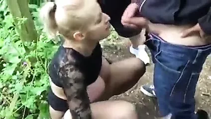 Dogging blonde slut