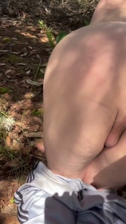 I almost got caught sucking my ass in the woods | Clip 1