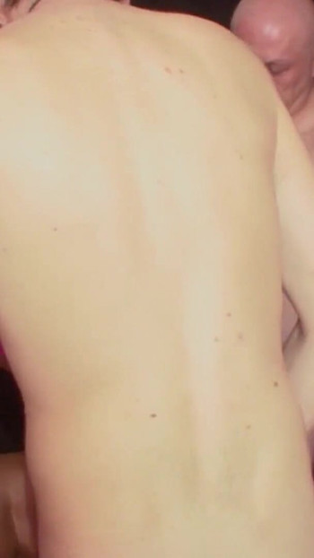 Powerful moment from "GERMAN PORN HOTTIE GETS FUCKED BY MANY COCKS TO MASSIVE"