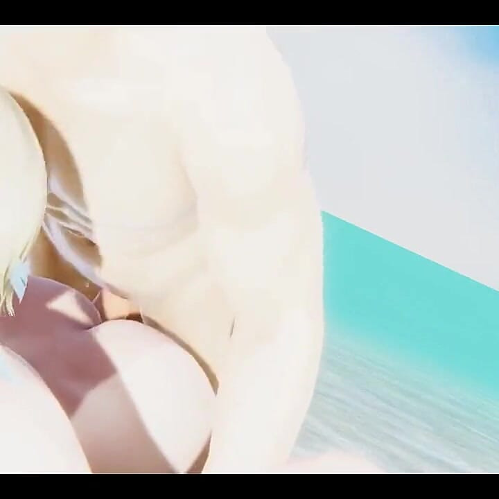 Genshin impact хентай - lumine трахається на пляжі - азіатське японське аніме манга порно