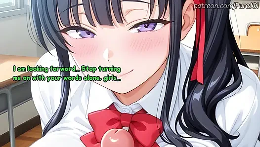 Girls from Saimin Seishidou are passing teacher's special exam (Sex JOI)