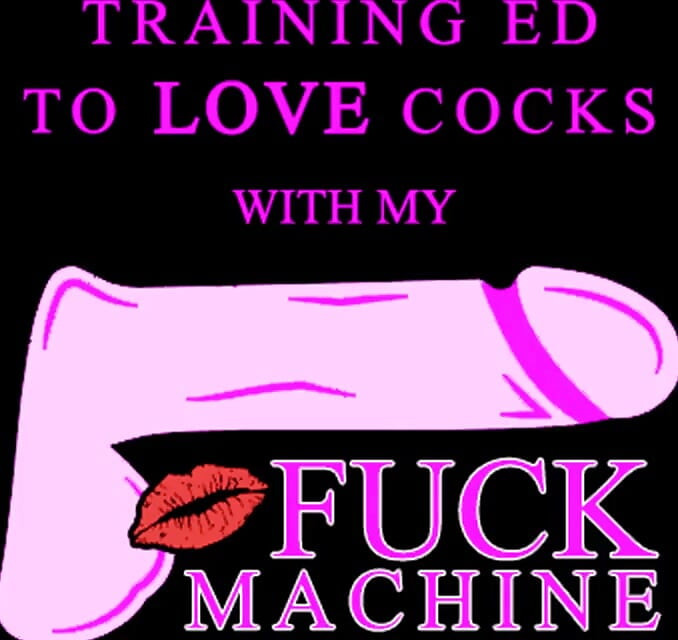 Ed apprend à aimer les bites avec ma machine à baiser