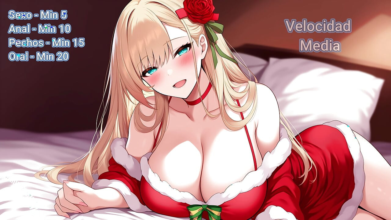 スペイン語ASMR JOI - サンタはお前をめちゃくちゃにしたいんだ。すべての弾に耐えられるか?