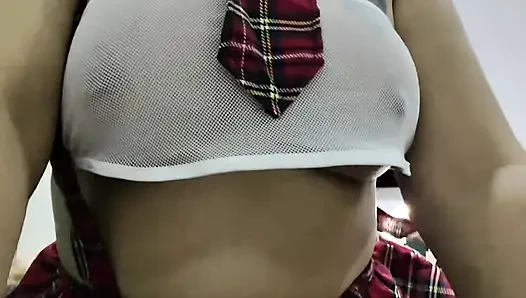 University student asks me to fuck her if I pass her the course and I end up with tremendous squirt