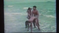 Orgie vintage pe plajă thailandeză