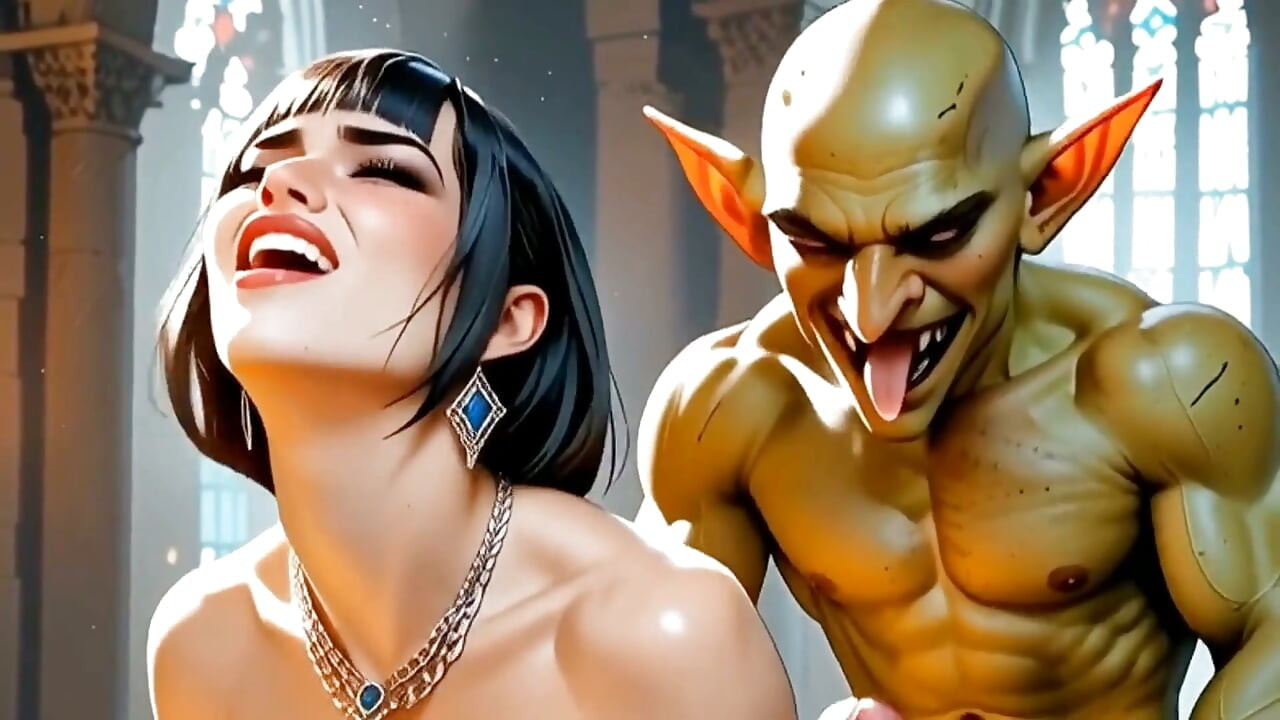 Hentai King Gnar's Wife Cheats with Grey Mountain Orcs - Part 1