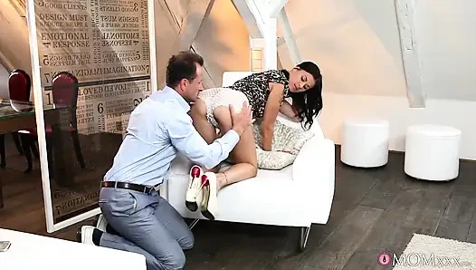 Brown Hair Billie Star Demands Hard Indoors Sex From George Plus Hardcore Pussy Fingering